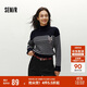 森馬（Semir）森柔|地理系列毛衣女冬季半高領(lǐng)刺繡條紋衫101724107022