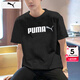 彪馬（PUMA）t恤男 25夏季新款運動(dòng)服大logo舒適透氣純棉上衣半袖短袖t恤男 【主推款】紳士黑/100%純棉 L 180【推薦體重140-160斤】
