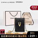 CinvaiKrose包包女包輕奢牛皮手機包女士包包新款2025斜挎包女款 黑色生日禮物