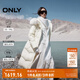 ONLY冬季90白鵝絨毛領(lǐng)收腰顯瘦長(cháng)款羽絨服女|124412025 S00 白色 S (160) 80A