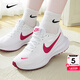 耐克（NIKE）女鞋跑鞋 25冬季新款運動(dòng)鞋輕便透氣網(wǎng)面鞋健身訓練休閑跑步鞋女 【新款主推】革命者8-荔枝紅/曬圖退10 37.5 （內長(cháng)235mm）