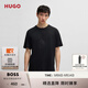 HUGO雨果【禮物】男士棉質(zhì)平紋針織 T 恤 001-黑色 2XL