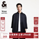 杰克·瓊斯（JACK&JONES）25年男裝七分袖襯衫男士夏季薄款柔軟高端短袖襯衣休閑寬松外穿 E40黑色 M