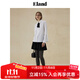 ELAND衣戀襯衫女基礎款純色簡(jiǎn)約配領(lǐng)帶通勤長(cháng)袖上衣2025秋季新品 象牙白/白色(39)Ivory L 170