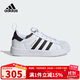 阿迪達斯（adidas）童鞋25春秋兒童三葉草軟底貝殼頭鞋男女小童輕便運動(dòng)休閑鞋JS0718