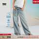 Levi's李維斯冰酷系列25年新款女士彎刀褲香蕉褲白色寬松牛仔長(zhǎng)褲 淺藍(lán)色 26 (30) 腰圍偏大