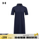 安德瑪（UNDERARMOUR）春夏Courtcore女子羅紋運動(dòng)休閑Polo裙6007602 藏藍色410 L