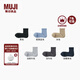 無(wú)印良品（MUJI）男式 合腳直角棉質(zhì)涼爽短襪 男士襪子薄款25年夏季 DAD34A5S 黑色 M （25-27cm/40-44碼）