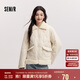 森馬（Semir）棉服女拼接毛絨翻領(lǐng)溫柔百搭2024冬季寬松棉衣復(fù)古風(fēng)109724112003