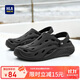 海瀾之家（HLA）涼鞋男士休閑洞洞鞋包頭拖鞋HAALXM2EBK035 黑色42/43(雙碼)