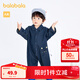 巴拉巴拉新生嬰兒衣服寶寶連體衣外出抱衣爬服周歲禮服時(shí)尚洋氣潮 牛仔中藍88201 100cm