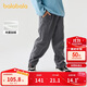 巴拉巴拉童裝男童長(cháng)褲加絨中大童褲子秋冬燈芯絨保暖蘿卜長(cháng)褲208424108105