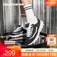 斯凱奇（Skechers）奧利奧熊貓鞋丨老爹鞋男女經(jīng)典黑白復古春夏輕便潮流增高運動(dòng)休閑 女款-黑色/白-BKW 店長(cháng)推薦 38