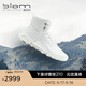 愛(ài)步（ECCO） 【BIOM 2.1】運動(dòng)鞋女 戶(hù)外高幫鞋 健步越野822903 HL 白色82290301007 38