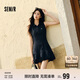 森馬（Semir）連衣裙女polo領(lǐng)無(wú)袖花苞裙2025夏辣妹分割短裙小個(gè)子107425114025