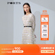 PORTS寶姿女裝春夏新款長(cháng)袖設計感中長(cháng)連衣裙LM8D052MPS174 米白色印花 L (8)