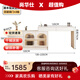 尚華仕梳妝臺臥室實(shí)木現代簡(jiǎn)約化妝桌化妝鏡大小戶(hù)型書(shū)桌一體斗柜化妝臺 梳妝臺+斗柜【雙玻璃門(mén)+3抽】 入戶(hù)安裝