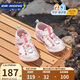 江博士學(xué)步鞋夏季女童可愛(ài)公主休閑兒童涼鞋2S14A2031CW淺粉色24碼