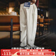 馬登工裝美式人字紋Easypants休閑褲cleanfit直筒多袋錐形長(cháng)褲子男秋 灰白色 M