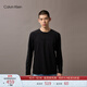 Calvin KleinJeans25秋季新款男士休閑ck浮雕字母純色打底衫長(cháng)袖T恤4RD868G