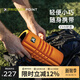 TRIGGERPOINT進(jìn)口泡沫軸肌肉放松狼牙棒浮點(diǎn)筋膜按摩棒執練運動(dòng)恢復空心瑜伽柱 橙色旅行/約26cm空心款/軟硬適中