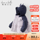 戴維貝拉（DAVE＆BELLA）【庫洛米聯(lián)名】?jì)和鸾q服2025冬裝新款三防女童外套女寶寶上衣 灰紫色【現貨】 110 cm 【充絨量86g】