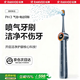 銳舞【熱銷(xiāo)40W丨首發(fā)噴氣式牙刷】電動(dòng)牙刷成人氣泡男女軟毛牙齦生日禮物送男女朋友【敏感護齦專(zhuān)用】 【旗艦裝】鈦空灰丨2刷頭 【咨詢(xún)送98元好禮】牙縫死角都能刷