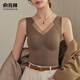 俞兆林保暖背心女帶胸墊一體固定杯秋冬加絨加厚德絨貼身內搭上衣