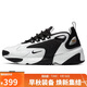耐克NIKE休閑鞋女老爹鞋緩震ZOOM 2K休閑鞋AO0354-100白黑37.5