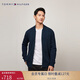 Tommy Hilfiger【純羊毛】秋冬男裝商務(wù)休閑青年棒球領(lǐng)羊毛衫針織開(kāi)衫外套
