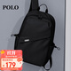 POLO雙肩包男士旅行背包男旅游機能風(fēng)書(shū)包15.6英寸電腦包男商務(wù)出差包