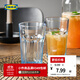 宜家（IKEA）POKAL博克爾加厚鋼化玻璃杯家用透明大容量耐熱果汁杯 透明玻璃杯子350毫升4件