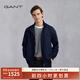 GANT/甘特休閑美式翻領(lǐng)夾克哈林頓夾克男士立領(lǐng)羅紋袖工裝外套 433-深藍色 M