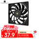 Thermalright(利民) TL-H12015B 三相六極馬達 S-FDB V2軸承 120mm標準15mm厚度風(fēng)扇 1900轉PMW 4pin調速 