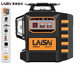 萊賽激光（LAiSAi）12線(xiàn)LSG6681/6682水平儀電子調平貼地墻遙控抹灰打點(diǎn)激光儀器旗艦 紅光LS6681S雙電標配