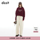 DZZIT地素牛仔褲冬季立體分割線Clean Fit簡(jiǎn)約線條褲子女 米白色 常規(guī) S