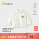 童泰（TONGTAI）寶寶外套秋冬季兒童衣服男童休閑外出上衣女童搖粒絨立領秋裝 白色 90 碼(建議18-24月身高80-92cm)