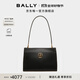 BALLY巴利【尊享折扣】Emblem黑色皮革女士單肩包6306504 黑色 6306504 均碼