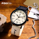 FIDO DIDO學(xué)生手表男女同款初中高中考試專(zhuān)用復古工裝風(fēng)石英表FD2343-BPB14