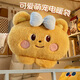為伴熱水袋充電暖手寶暖寶寶安全防爆可插手熱敷生日禮物女生黃色小熊