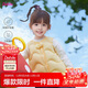 笛莎童裝女童馬甲2025秋冬小女孩羽絨馬甲背心小童外套 杏仁黃 140