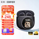 漫步者（EDIFIER）花再拍拍耳機真無(wú)線(xiàn)藍牙耳機半入耳式運動(dòng)音樂(lè )耳機高音質(zhì)長(cháng)續航DIY觸控屏藍牙6.0適用于蘋(píng)果華為 秘夜藍