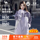 駱駝（CAMEL）熊貓沖鋒衣外套男女款防風(fēng)防水戶(hù)外服 A34BATLR018 木槿紫 L