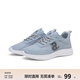 Semir女鞋2025新款春秋季網(wǎng)面網(wǎng)鞋跑步鞋減震透氣秋款休閑運動(dòng)鞋女 灰色 38