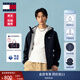 TOMMY JEANS【休閑連帽】25春夏男澤西風(fēng)防風(fēng)防水外套/女裝輕薄運動(dòng)夾克 【男款-防風(fēng)防水夾克】藏青色C1G L （推薦：160-180斤）