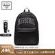 Herschel赫行經(jīng)典系列Classic雙肩包字母學(xué)院風(fēng)30L大容量書(shū)包通勤電腦包 學(xué)院黑