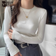 別語(yǔ)打底衫女秋冬內搭加絨2026新款小高領(lǐng)長(cháng)袖T恤修身上衣 白色 M