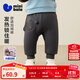 迷你巴拉巴拉男童女童寶寶褲子2025冬新品遠紅外發(fā)熱鎖 鐵灰20603 100 cm