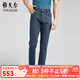 雅戈爾（YOUNGOR）褲子男士春夏季青年男牛仔褲商場(chǎng)同款 藏青 33 175/82A
