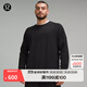 lululemon丨Engineered Warmth 男士長(cháng)袖圓領(lǐng)運動(dòng)衫 LM3CLLS 黑/黑 M